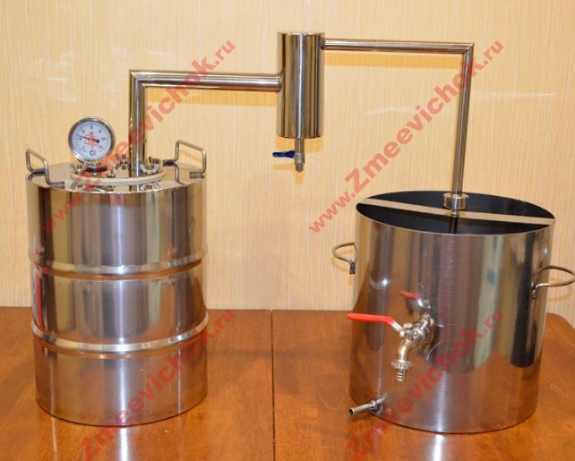 Купить дистилляторный аппарат Народный 40 л беспроточный